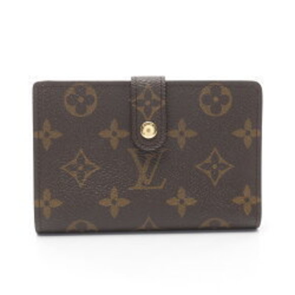 Louis Vuitton Portefeuille Viennois Bifold Wallet Leather Monogram Brown - Picture 1 of 8